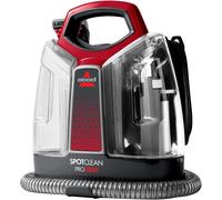 Nettoyeur Vapeur BISSEL Portable Spécial Moquette Tapisserie 350W Rouge Noir