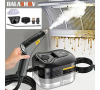 Nettoyeur vapeur haute pression 2500W, machine à laver haute température pour la maison, climatiseur, hotte de cuisine, nettoyage de voiture et de sols, modèle mécanique de base 1600W Mechanical Gery
