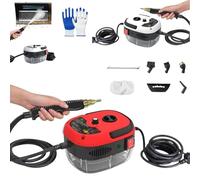 Nettoyeur vapeur haute température Versora Pro pour voiture, 2500 W, appareil portable haute température, 10 en 1, multifonction, usage domestique, 6 niveaux réglables, pour voiture et maison (red)