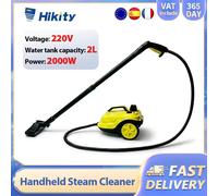 Nettoyeur Vapeur Hikity 2000W 2L Stérilisation Anti-acariens Désinfectant Cuisine Salle de Bain Voiture Tapis Nettoyage Graisse Vapeur 2000W 2L