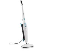 Nettoyeur vapeur Leifheit CleanTenso 11910, balai vapeur microfibre avec manche pliable, efficace sur tous types de sols, blanc