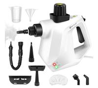 Nettoyeur vapeur multi-usages 1000 W, 10 accessoires, nettoyeur vapeur à main haute performance pour la maison avec réservoir d'eau de 400 ml pour sol, carrelage, cuisine, salle de bain, canapé