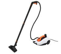 Nettoyeur vapeur multi-usages 1800 W - Capacité d'eau 1,6 l - Nettoyeur vapeur pour tapis, fenêtres, vitres et rideaux - Avec kit de nettoyage des sols - Buses et housse