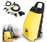 Nettoyeur Vapeur Multifonction 2500 W,Nettoyeur Vapeur Haute Pression Continu 3,5 L Pour Le Nettoyage De La Maison,De La Voiture,Des Hôtels Et De La Climatisation,Extracteur De Tapis Chauffant Yellow