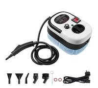 Nettoyeur vapeur, poignée réglable à 3 niveaux, chauffage en 15 secondes, réservoir de 1,7 l, cuiseur vapeur portable pour nettoyage avec 10 accessoires pour la maison, pour la saleté, la graisse, le