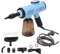 Nettoyeur vapeur portable 1200 W Puissant réservoir d'eau de 600 ml, 3 niveaux réglables, chauffage en 13 secondes pour la maison, la cuisine, le canapé, la voiture, les tapis, les fenêtres