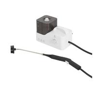 Nettoyeur vapeur portable 220 V 2600 W 1,4 l - Aspirateur vapeur multifonction avec fonction humidificateur - Avec 3 brosses et barre d'extension - Blanc/noir - Pour cuisine, voiture, meubles et