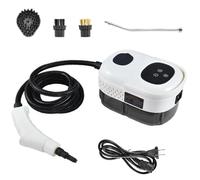 Nettoyeur Vapeur Portable À Main, Nettoyeurs Vapeur 2500W, Chauffage en 15 Secondes, Réglage À 6 Vitesses, Réservoir de 1,1 L, Nettoyeur Vapeur Polyvalent pour Sols, Salle de Bain, Cuisine white