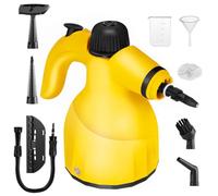 Nettoyeur vapeur portable - Chauffage rapide pour toutes les surfaces - Vapeur profond multifonction pour graisse et crasse - 7 accessoires pour nettoyer les sols, les tissus d'ameublement, les joints