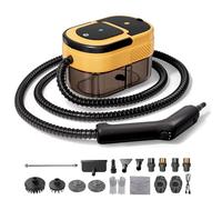 Nettoyeur vapeur portable pour la maison et la voiture - 3 niveaux réglables - Chauffage en 15 secondes - Nettoyeur vapeur portatif pour la maison