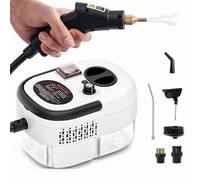 Nettoyeur Vapeur Portatif 2500 W - Réservoir 1200 Ml, Nettoyage En Profondeur À 105 °C, Chauffage Rapide En 15 S, 6 Vitesses Et Buse Réglable - Pour Tapis Et Canapé,White
