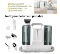 Nettoyeur vapeur pour canapé, nettoyeur de tapis - 450 W - Réservoir 1,8L/1L - Tuyau 1,2m / Cordon 5m - Aspirateur nettoyeur à eau