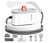 Nettoyeur vapeur pour la maison - Défroisseur vapeur portable pour nettoyage avec chauffage de 15 secondes, réservoir de 0,78 l, 9 accessoires - graisse propre, roues automobiles et garnitures