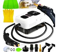 Nettoyeur Vapeur Steamer Portable, 2500w 9 Vitesses Réglables Nettoyeur Vapeur Haute Pression Professionnel pour Tous Les Meubles de Cuisine, Canapés, Sol, Salle de Bain, Carrelage