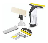 Kärcher Nettoyeur de Vitres Sans Fil WV 7 Signature Line, Autonomie : 100 min, Affichage LED, 2 Buses d'Aspiration, Pulvérisateur Avec 2 Bonnettes Microfibres, Grattoir, 20 ml de Concentré Nettoyant