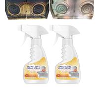 Nettoyeurs d'huile lourde,Nettoyant pour huile lourde de cuisine,dégraissant multifonctionnel,nettoyant moussant puissant contre l'huile ennemie,pour poêles,ustensiles de cuisine (2 pièces)