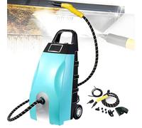 Nettoyeurs Vapeur ÉLectriques, Steam Cleaner Haute Température Multifonctionnel Portable Nettoyeur Vapeur Avec 6 Accessoires Réservoir D'eau De 3,5 L Pour Cuisine, Salle De Bain(Blue,110V)