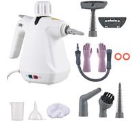 Nettoyeurs vapeur portables, nettoyeur vapeur à main avec 11 accessoires et réservoir de 500 ml pour un nettoyage vapeur polyvalent pour canapés, douches, tissus d'ameublement, voitures et usage domes