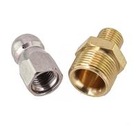 Nettoyez efficacement les canalisations avec l'outil de dragage de pipeline M22 F14 conçu pour une utilisation avec votre nettoyeur haute pression