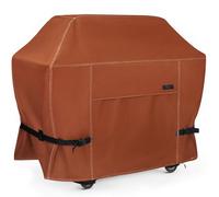 NettyPro Housse de Barbecue de 142,4 cm, 600D, Robuste, imperméable, 3 à 4 brûleurs, pour Barbecue Weber, Char-Broil, Brinkmann, Nexgrill et Plus Encore, Marron
