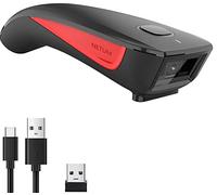 NETUM C990 Bluetooth 2D QR Barcode Scanner Compatible sans Fil, Small Pocket USB 1D 2D QR Code Scanner pour l’inventaire, Scanner de Code à Barres pour Tablette iPhone iPad Android iOS PC POS