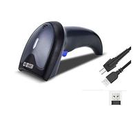 NETUM Lecteur de codes-barres Bluetooth 2D 3 en 1 (2,4 G sans fil et USB filaire), lecteur de codes-barres QR PDF417 DataMatrix Maxicode pour téléphone portable Android iOS PC Ordinateur W8-X