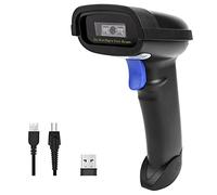 NETUM NT-1228BC Bluetooth CCD Barcode Scanner à Main Levée USB sans Fil Codes à Barres 1D CCD Imager pour Mobile Paiement Ordinateur Écran Scan Prise en Charge iOS et Android iOS