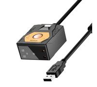 NETUM NT-480 Scanner de codes-barres à montage fixe, scanner de codes QR 1D 2D industriel avec connexion USB, scanner intégré à détection automatique pour kiosque, convoyeur, point de vente, systèmes