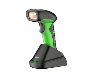 NETUM Scanner Code-Barres Industriel Bluetooth 2D QR avec Station de Charge, Lecteur sans Fil 1D/2D, Batterie 2600 mAh, Résistant Chocs Poussière Eau, Mains Libres Windows Mac Android iOS (NT-1950)