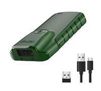 NETUM Scanner de Codes-Barres Bluetooth 1D, Lecteur de Codes-Barres CCD 3-en-1 Clip arrière Automatique sans Fil pour Balayage de Pistolet Fonctionne avec Tablette iOS Android Windows MacOS (1D E740)