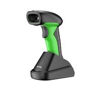 NETUM Scanner Industriel de Codes-Barres 1D 2D Bluetooth avec Socle de Recharge Lecteur sans Fil Batterie 2600 mAh Résistant à la Poussière, Mains Libres, Compatible PC et Smartphone (2D-RD1950)