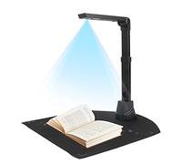 NetumScan Appareil photo de document livre 13 MP pour enseignants, reconnaissance OCR multilingue par technologie IA, pliable et portable, projection en temps réel, enregistrement vidéo, taille de
