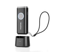 NetumScan Scanner de code barres Bluetooth, lecteur sans fil 2D QR 1D avec station de charge, scanner portable compatible avec iPhone iPad, idéal pour la gestion des stocks, la vente au détail, la