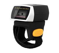 NetumScan Scanner de Codes à Barres QR 2D Mini Ring 1D pour Windows, Mac OS, Android 4.0+, iOS, Compatible avec la numérisation PDF417 DataMatrix sur écran et Papier