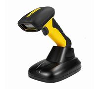 NetumScan Scanner de Codes-Barres 2D sans Fil, Lecteur de Codes-Barres étanche et antimicrobien (QR PDF17 Data Matrix Code) Socle de Chargement avec récepteur intégré NS1202W