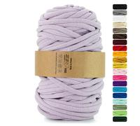 Netuno 1 Fil de macramé Lilas 9mm 50m Cordon en Coton pour macramé Fil de Bricolage décoration Loisirs créatifs Art et Artisanat Cordon de macramé Fil de Coton Corde macramé Cordon de Bricolage