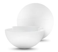Netuno 1 Grande Boule en polystyrène 20 cm Boules à décorer Boule polystyrène Blanche pour décorations Noël travaux manuels DIY Bricolage Loisirs créatifs Boule de Noël