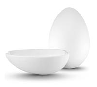Netuno 1 Oeuf en polystyrène Blanc 30 cm Oeufs en polystyrène pour décoration découpage Paillettes DIY Grands Oeufs de Pâques décoration de Pâques Faux Oeufs pour Pâques Oeufs polystyrène à décorer