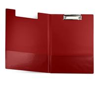 Netuno 1 planche à pince avec couvercle rouge foncé chemise porte bloc A4 clip planches pour documents planchettes à pince planche pour papier porte-bloc pour bureau école tablette porte documents A4