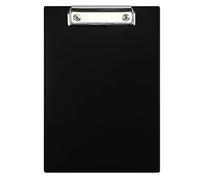 Netuno 1 planche à pince noir porte bloc A5 clip planches pour documents planchettes à pince planche pour papier porte-bloc pour bureau école tablette document tablette porte documents A5