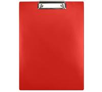 Netuno 1 planche à pince rouge porte bloc A4 clip planches pour documents planchettes à pince planche pour papier porte-bloc pour bureau école tablette document tablette porte documents A4