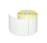 Netuno 1 rouleau d'étiquettes thermiques blanches 100 x 150 mm 25mm 500 pièces par rouleau étiquettes adhésives en rouleaux pour codes à barres imprimantes transfert thermique d'expédition d'adresse