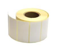Netuno 1 rouleau d'étiquettes thermiques blanches 60 x 30 mm 40mm 1000 pièces par rouleau étiquettes adhésives en rouleaux pour codes à barres imprimantes transfert thermique d'expédition d'adresse