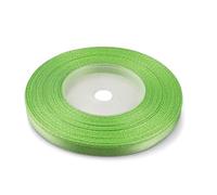 Netuno - 1 ruban de satin, 6 mm x 32 m, couleur : céladon, en tissu, décoratif, pour le bricolage, la décoration de mariage, l’emballage de cadeau