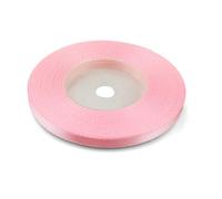 Netuno 1 ruban de satin, 6 mm x 32 m, couleur : rose clair, en tissu, décoratif, pour le bricolage, la décoration de mariage, l’emballage de cadeau