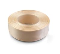 Netuno - 1 ruban de satin de 25 mm x 32 m - Couleur amande - Ruban décoratif en tissu - Pour travaux manuels, décoration de mariage, emballage cadeau
