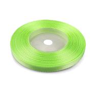 Netuno - 1 ruban de satin de 6 mm x 32 m - Couleur vert pâle - Ruban décoratif en tissu - Pour travaux manuels, décoration de mariage, emballage cadeau