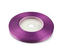Netuno 1 ruban décoratif satin bruyère 6 mm x 32 m loisirs créatifs mariage | Ruban en satin double face · pour emballage cadeau, couture, décoration, nœuds, mariage, cartes & DIY