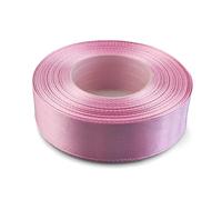 Netuno 1 ruban décoratif satin rose lilas 25 mm x 32 m nœuds décoration | Ruban en satin double face · pour emballage cadeau, couture, décoration, nœuds, mariage, cartes & DIY