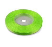 Netuno 1 ruban décoratif satin vert fluo 6 mm x 32 m couture cadeau | Ruban en satin double face · pour emballage cadeau, couture, décoration, nœuds, mariage, cartes & DIY